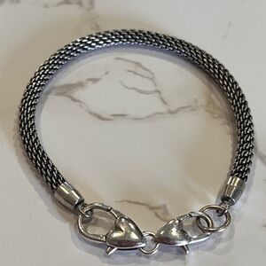 Brighton Woven Heart Clasp Bracelet